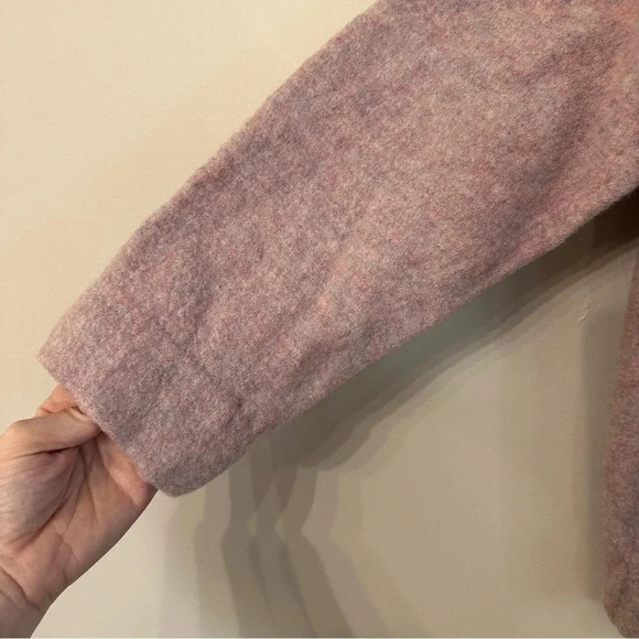 J Crew Women's Long Sleeve Pink/Purple Merino Wool Sweater Size M GUC - Picture 6 of 10